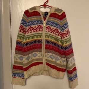 Vintage girls’ Nordic style sweater